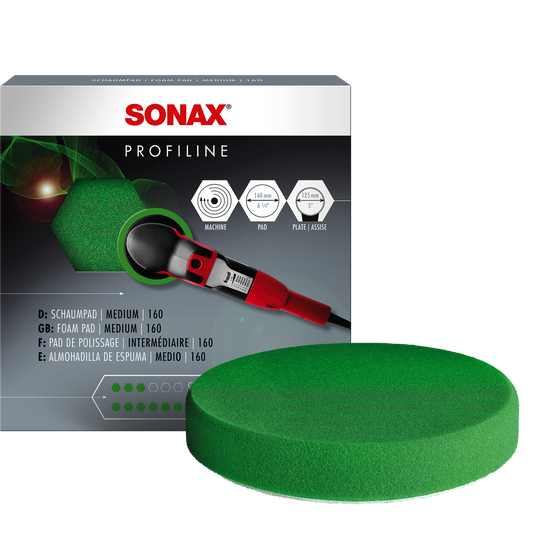 Sonax Polishing Pad 160 - Medium Green