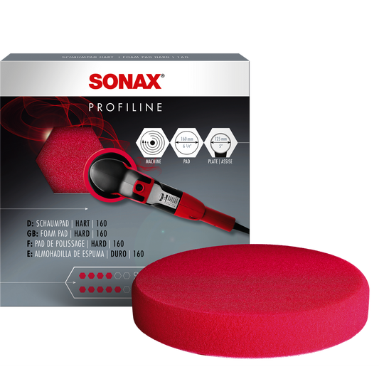 Sonax Polishing Pad 160 - Hard Red