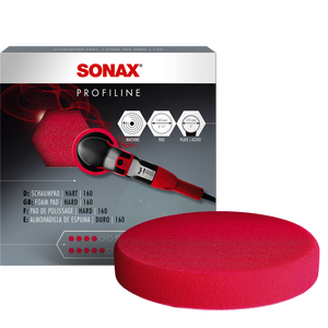 Sonax Polishing Pad 160 - Hard Red