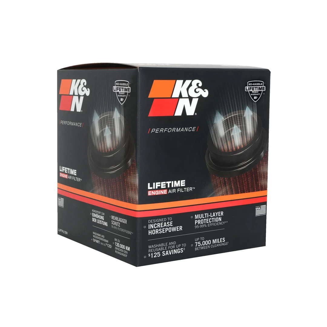 RU-4950 K&N Universal Clamp-on air Filter
