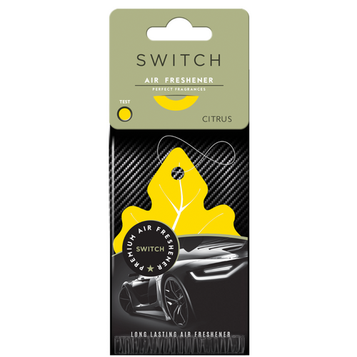 Switch Car Air Freshener - Citrus | Last Upto 45 Days |