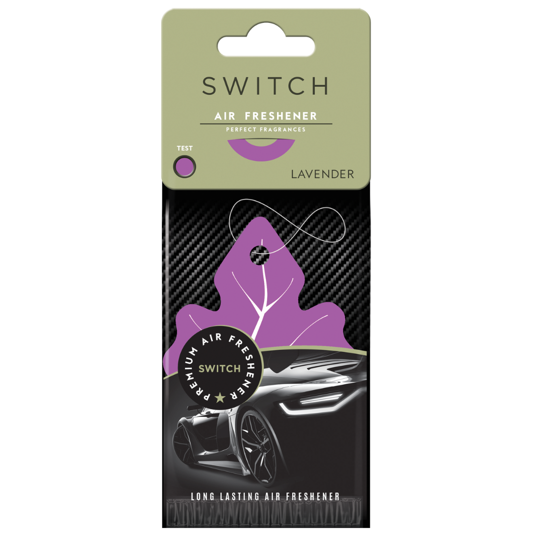 Switch Car Air Freshener - Lavender | Last Upto 45 Days |