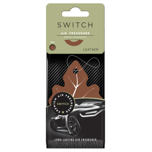 Switch Car Air Freshener - Leather | Last Upto 45 Days |