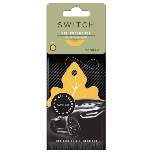 Switch Car Air Freshener - Vanilla | Last Upto 45 Days |