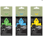 SWITCH Car Air Freshener | Cool Water, Fresh, Citrus Fragrance | (Pack of 3)