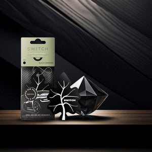 SWITCH Car Air Freshener | Fresh, Black Diamond | (Pack of 2)