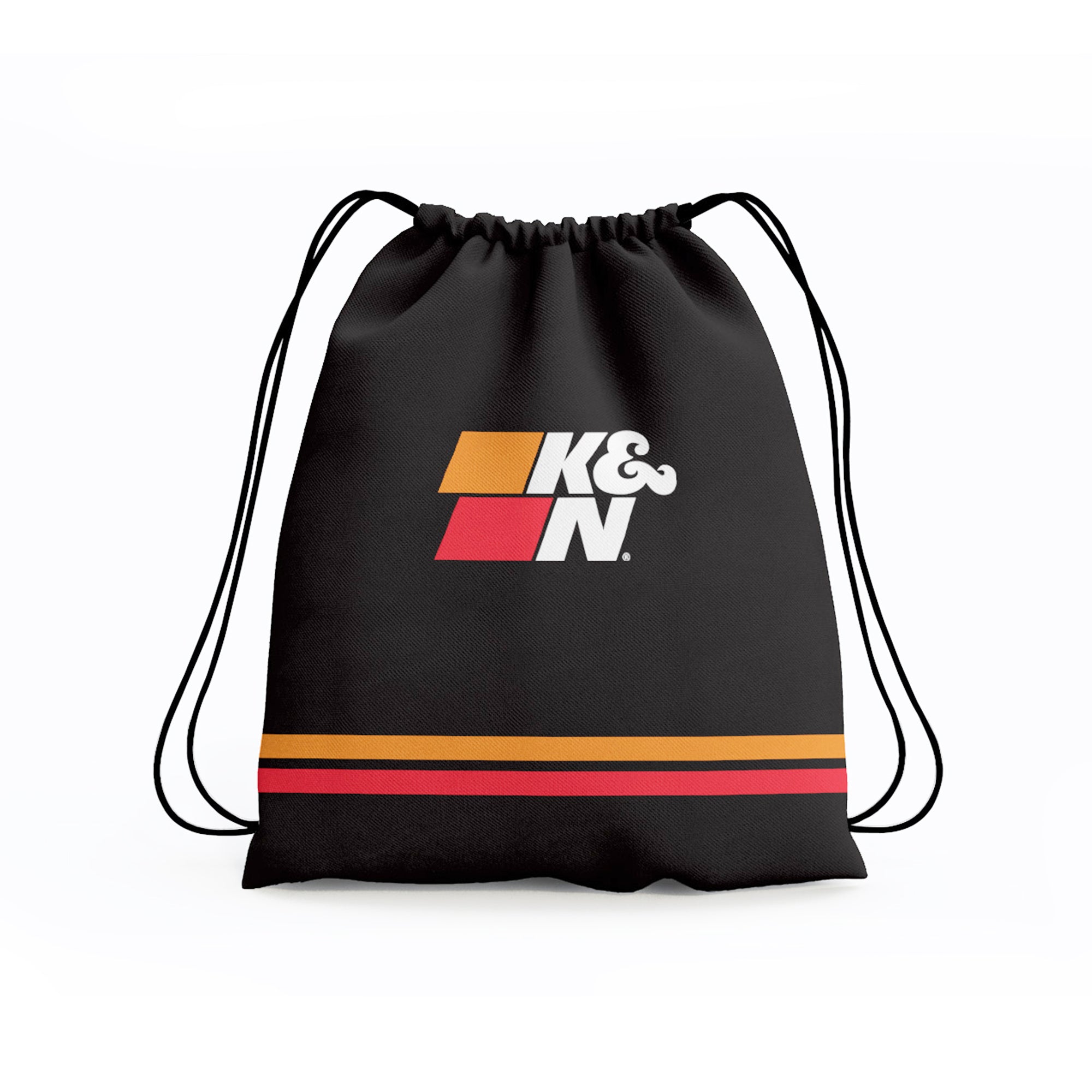 K&N Black Drawstring Bag