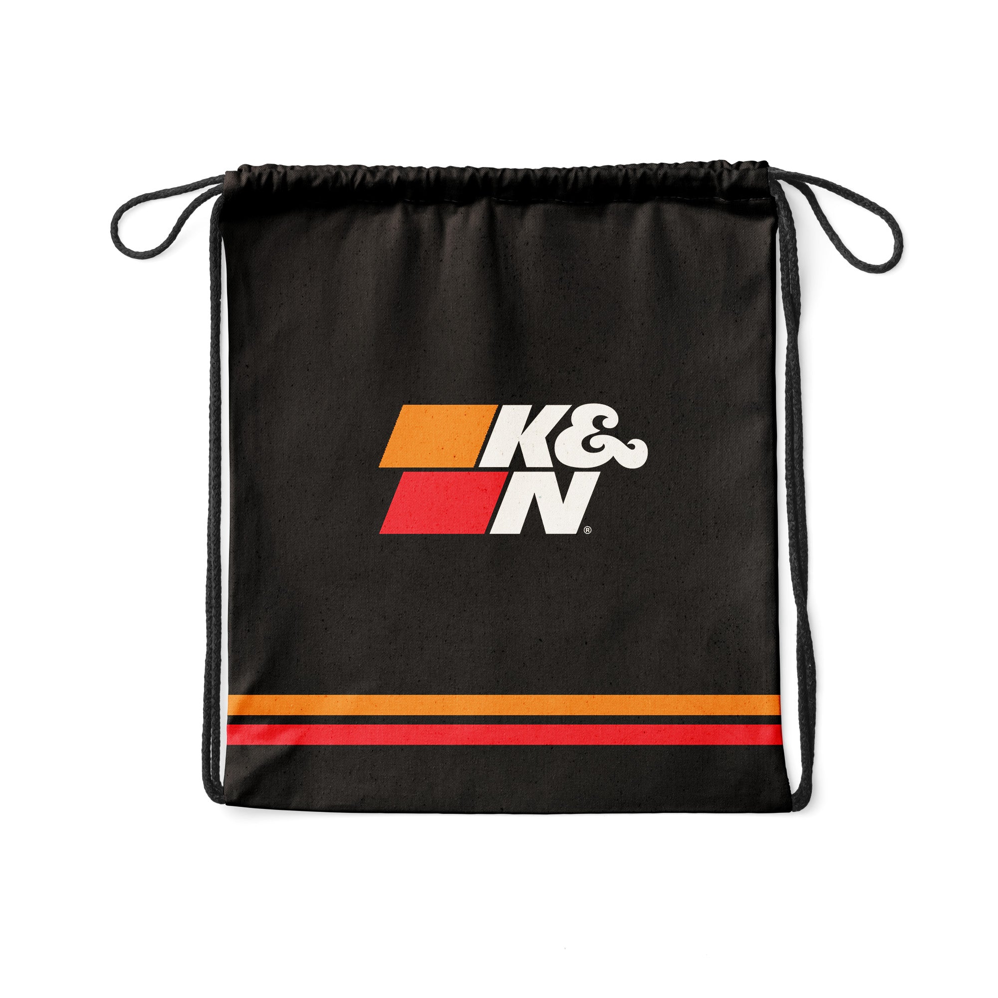K&N Black Drawstring Bag