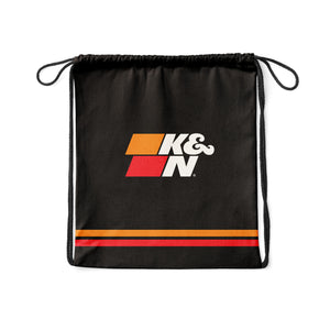 K&N Black Drawstring Bag