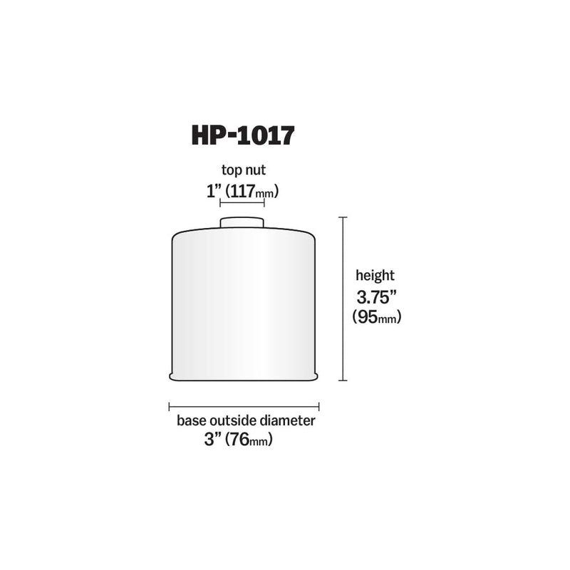 HP-1017 K&N OIL FILTERS