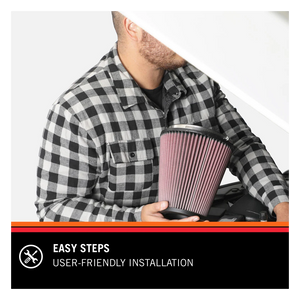 RU-4950 K&N Universal Clamp-on air Filter