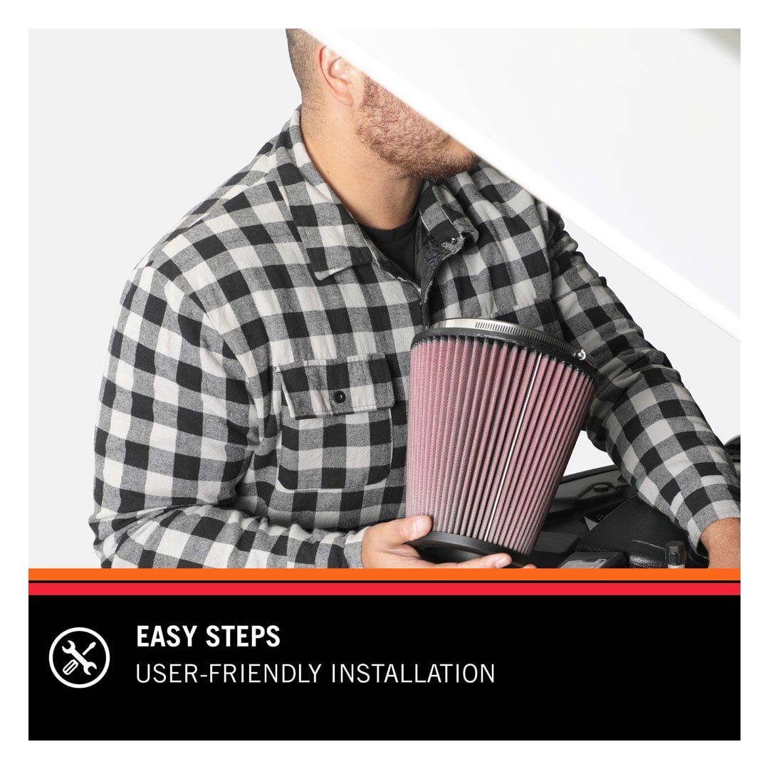 RX-4730 K&N Universal X-Stream Clamp-on air Filter