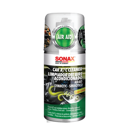 SONAX Car A/C Cleaner AirAid symbiotic Green Lemon (100) ML