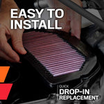 KT-2412 K&N Replacement Air Filter