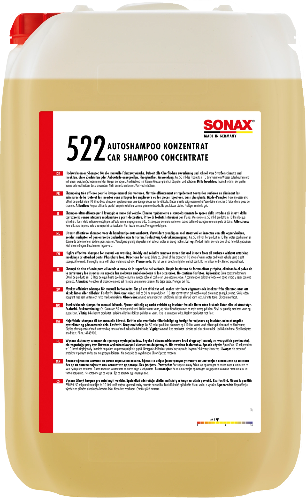 SONAX Car Shampoo Concentrate 25L