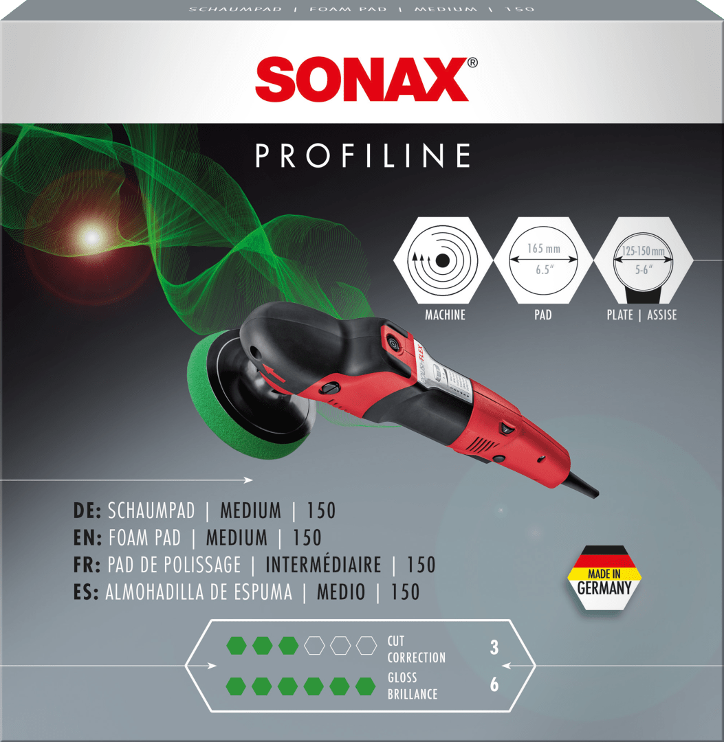 Sonax Polishing Pad 150 - Medium Green