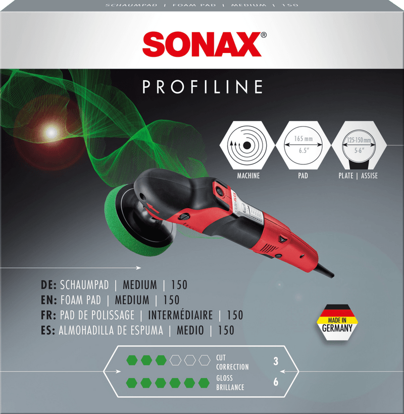 Sonax Polishing Pad 150 - Medium Green