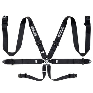 SPARCO RACING 6-ANCHORAGE POINT RACING BELT (CINTURA COMPETITION H-3 6 PT)