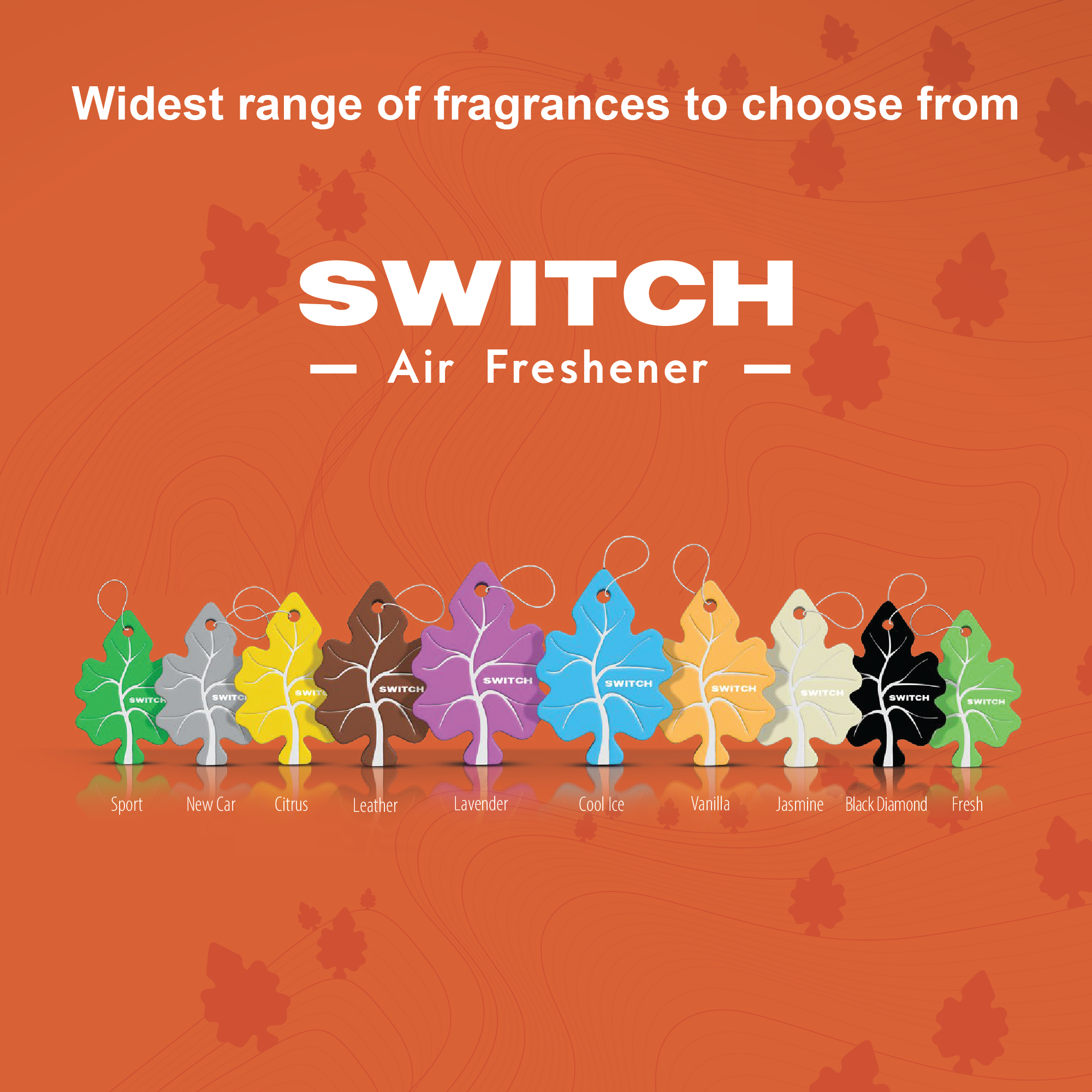 Switch Car Air Freshener - Jasmine | Last Upto 45 Days |